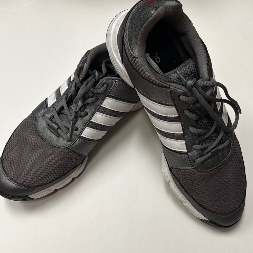 Adidas Men's Tech Response Iron Metallic Gray Golf Shoes, Size 11.5